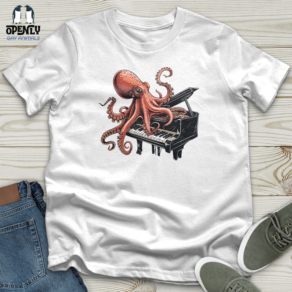 Octopus Piano Melody Softstyle Tee