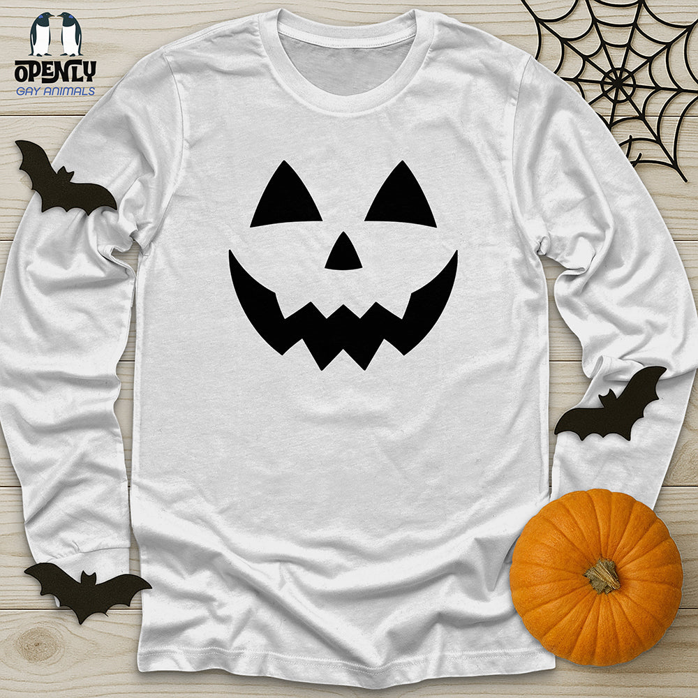 Halloween Pumpkin Shirt Unisex Long Sleeve Tee