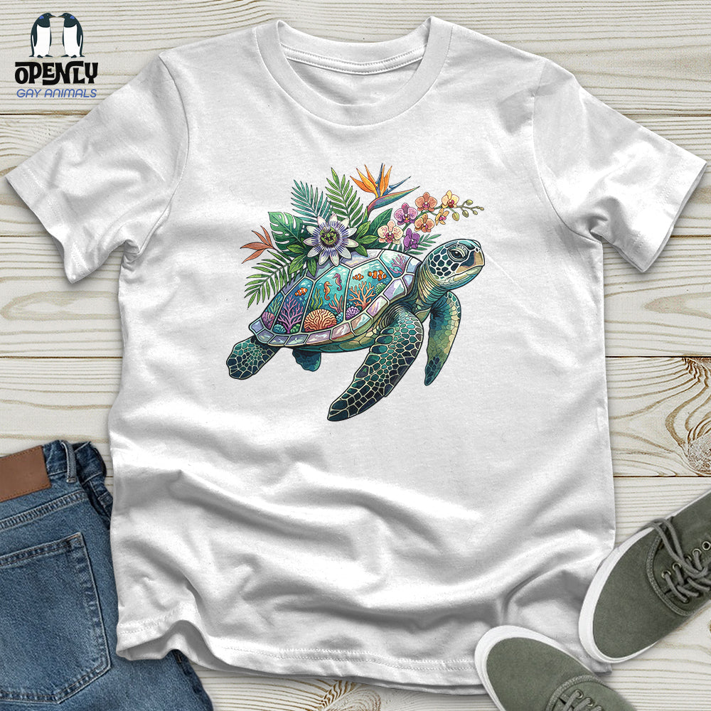 Floral Turtle Unisex T-Shirt