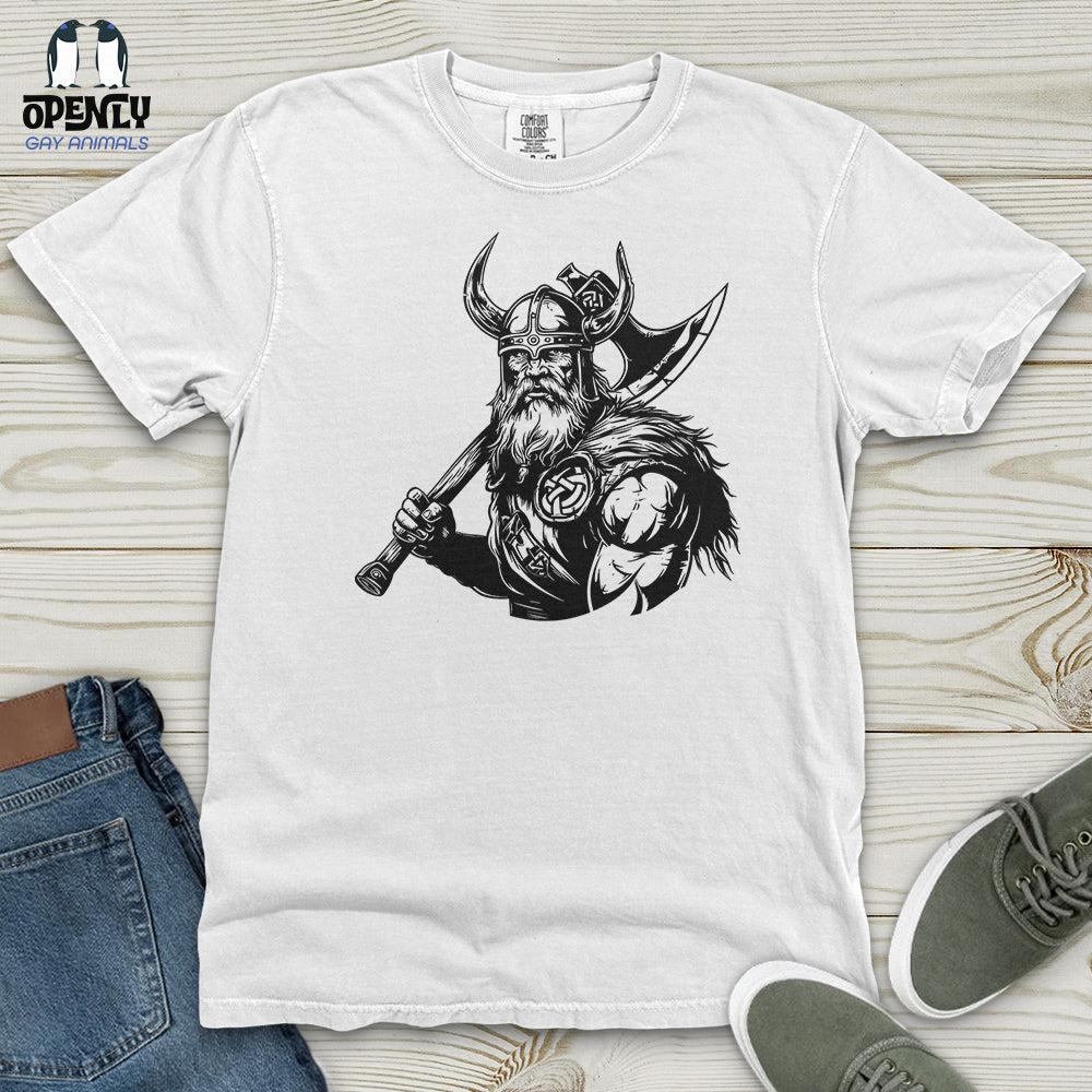 Viking Warrior Emblem Heavy Cotton Comfort Colors Tee