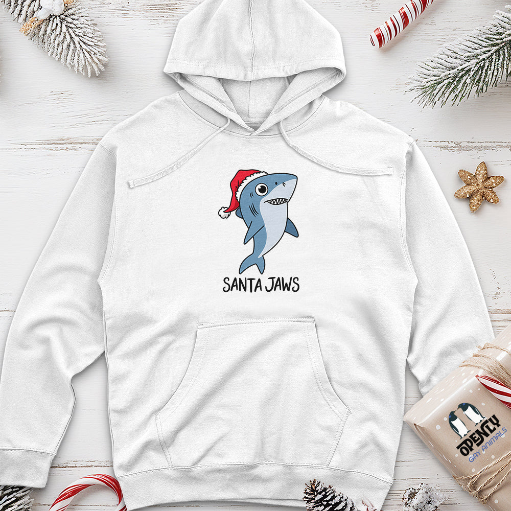 Santa Jaws Unisex Midweight Hoodie
