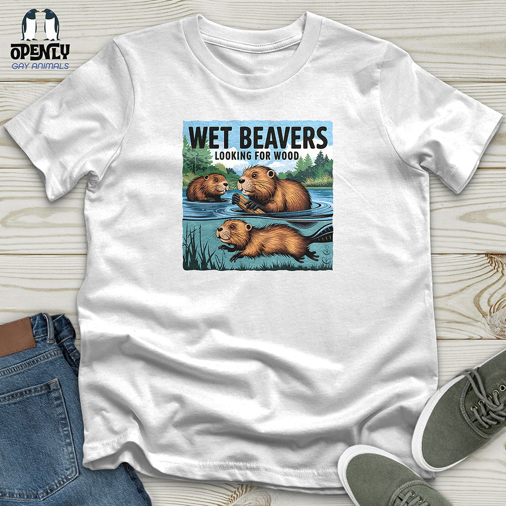 Wet Beavers Looking For Wood Unisex t-shirt