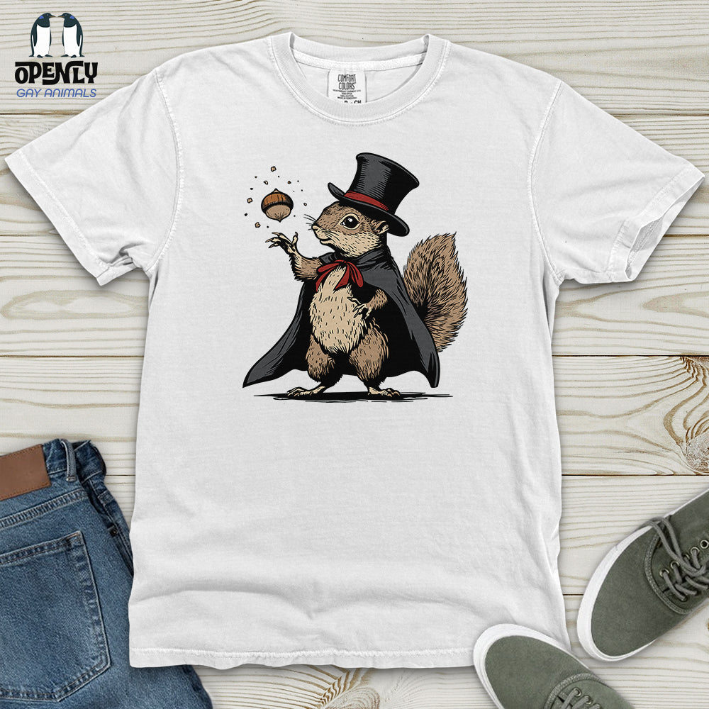 Squirrel Magician Show Heavy Cotton Comfort Colors Tee