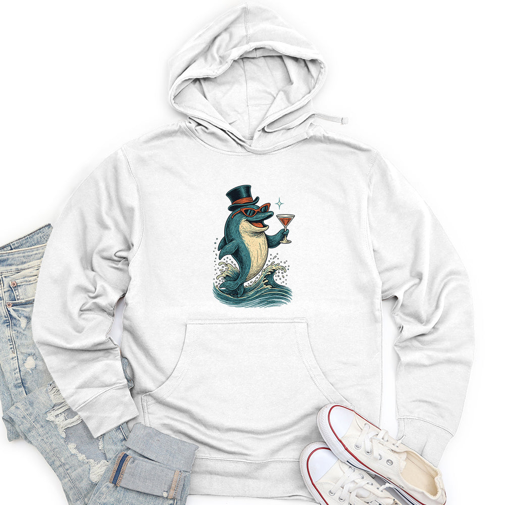 Party Dolphin Unisex Midweight Hoodie