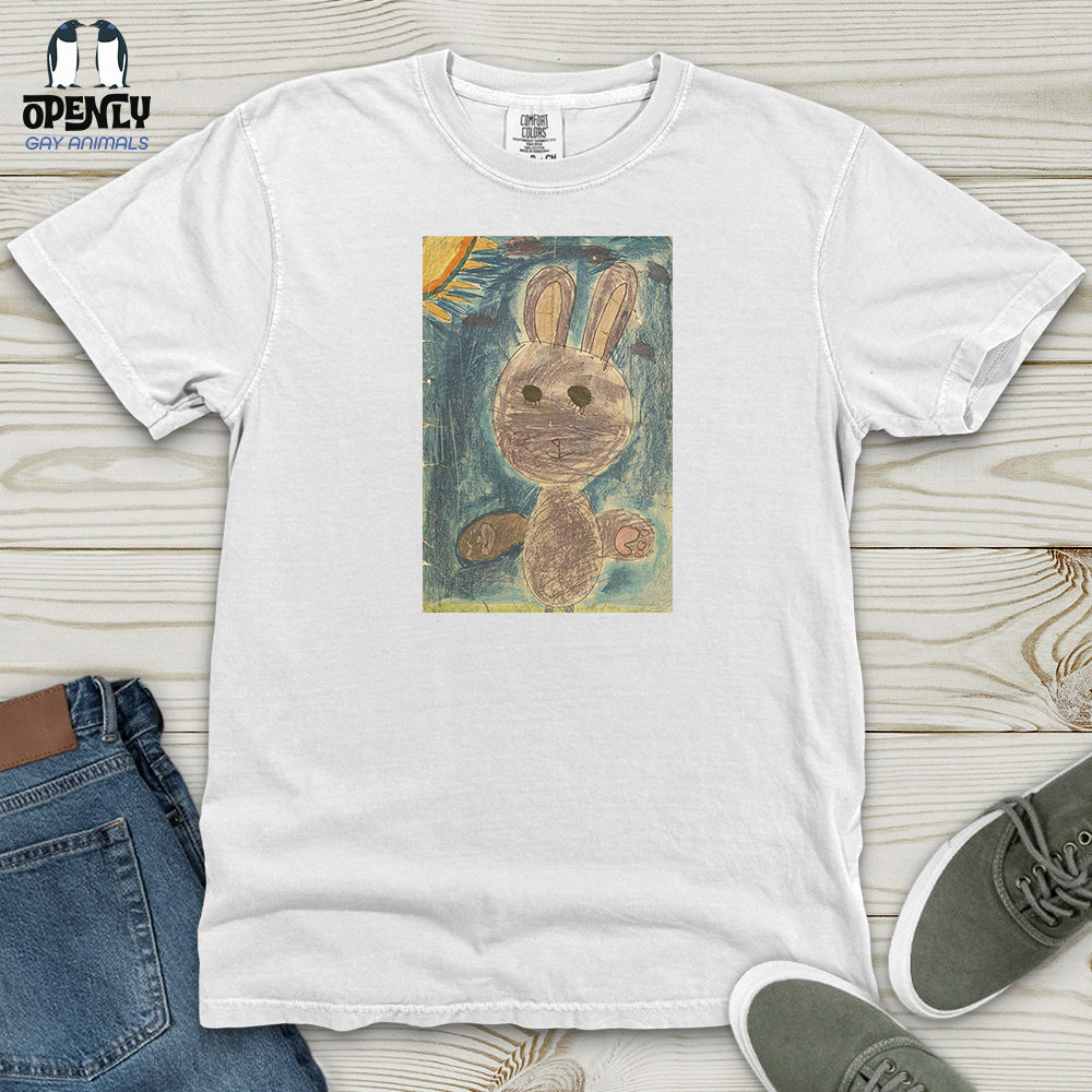 Glitch Bunny Faded Heavy Cotton Comfort Colors Tee