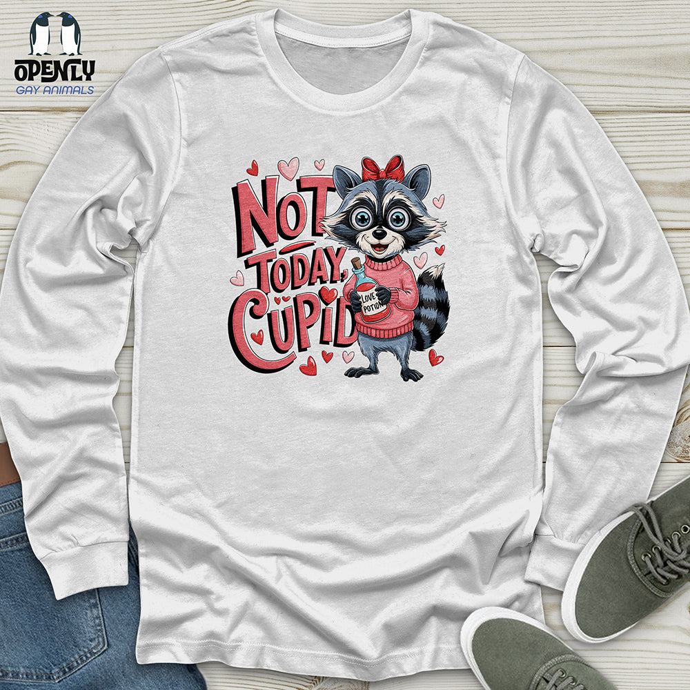 Not Today Cupid Unisex Long Sleeve Tee