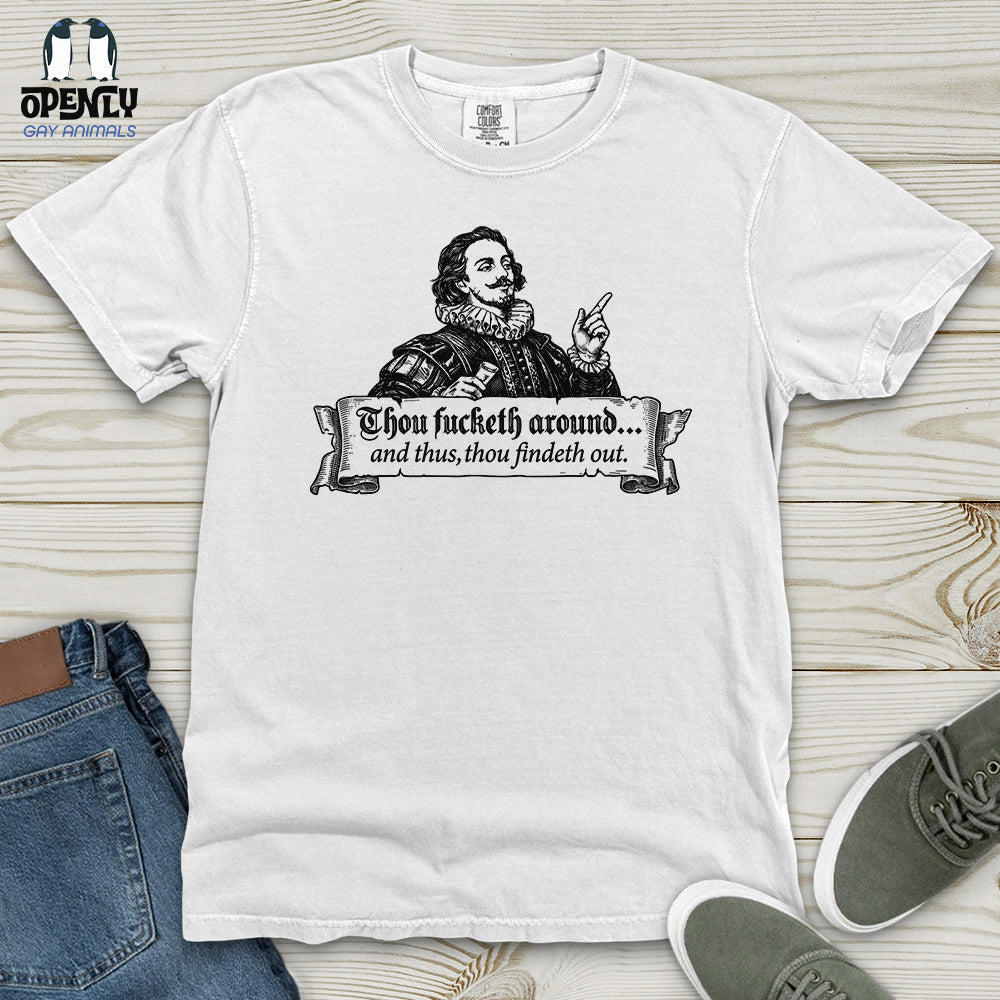 William Shakespeare Quote Heavy Cotton Comfort Colors Tee