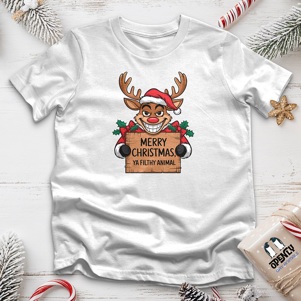 Merry Christmas, Ya Filthy Animal Unisex t-shirt