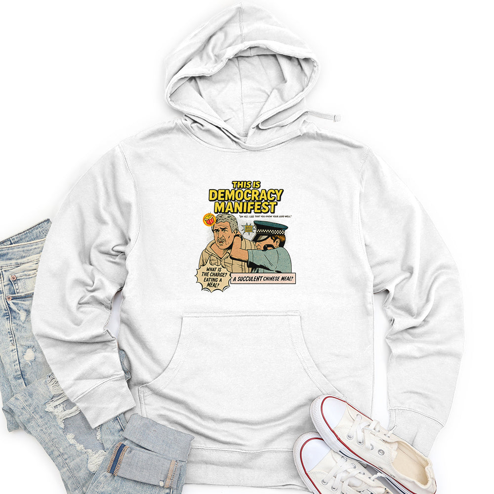 This Is Democracy Manifest Unisex midweight hoodie