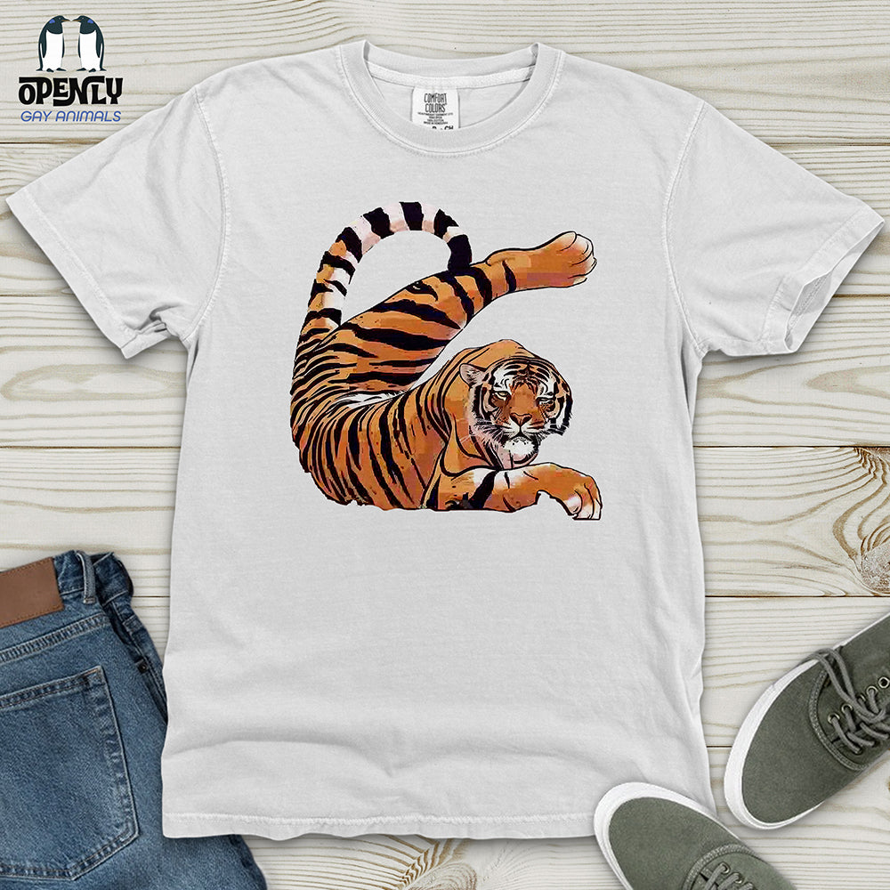 Stretching Tiger Heavy Cotton Comfort Colors Tee