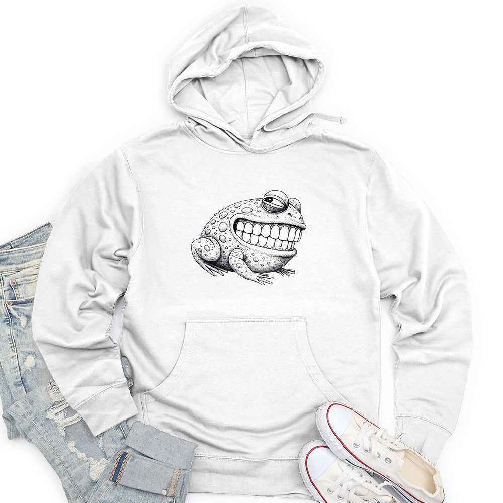 Creepy Frog Unisex midweight hoodie