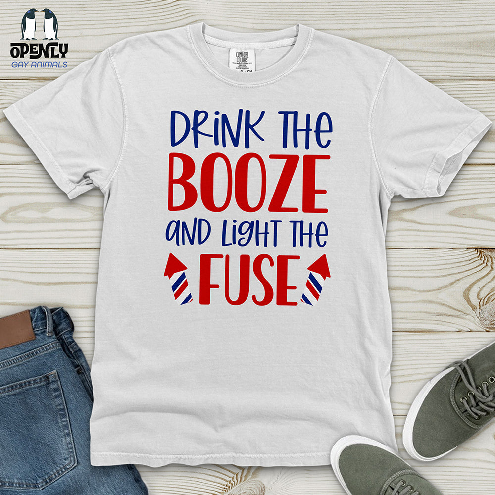 Drink The Booze Heavy Cotton Comfort Colors Tee