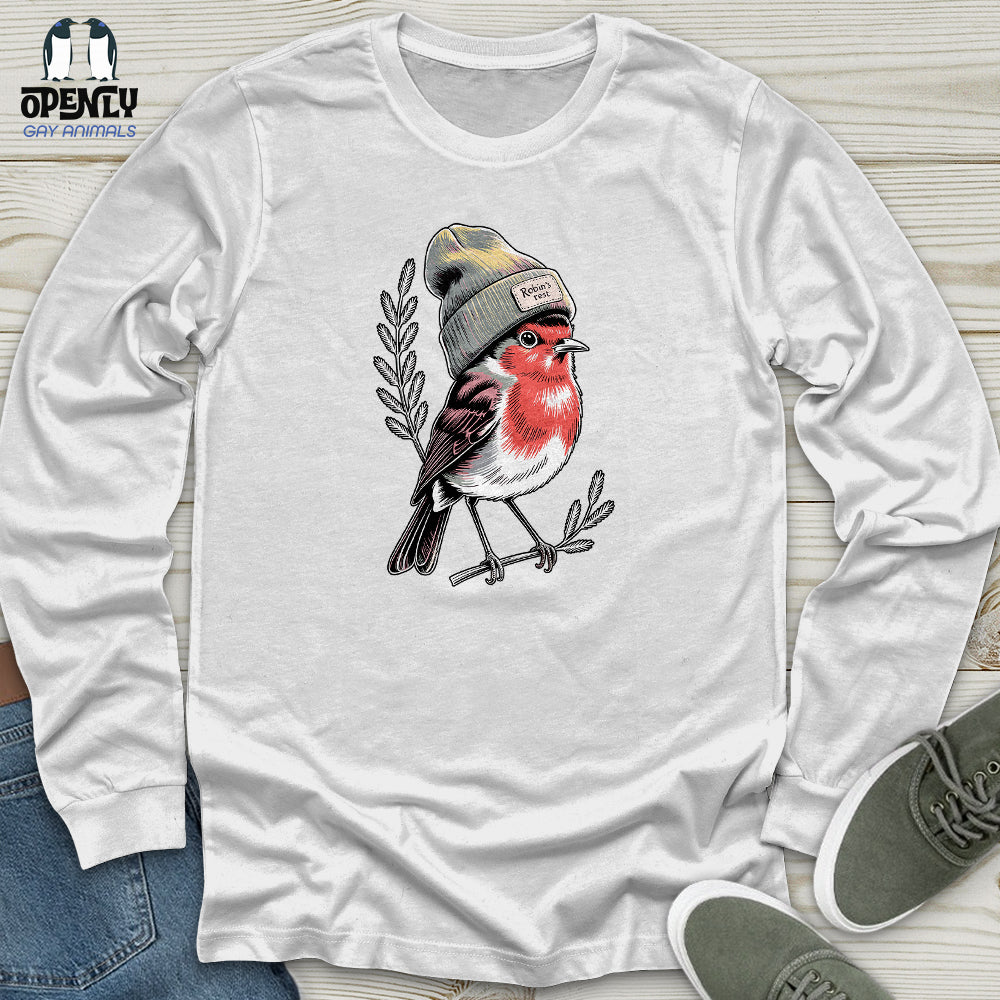 Robin Bird Unisex Long Sleeve Tee
