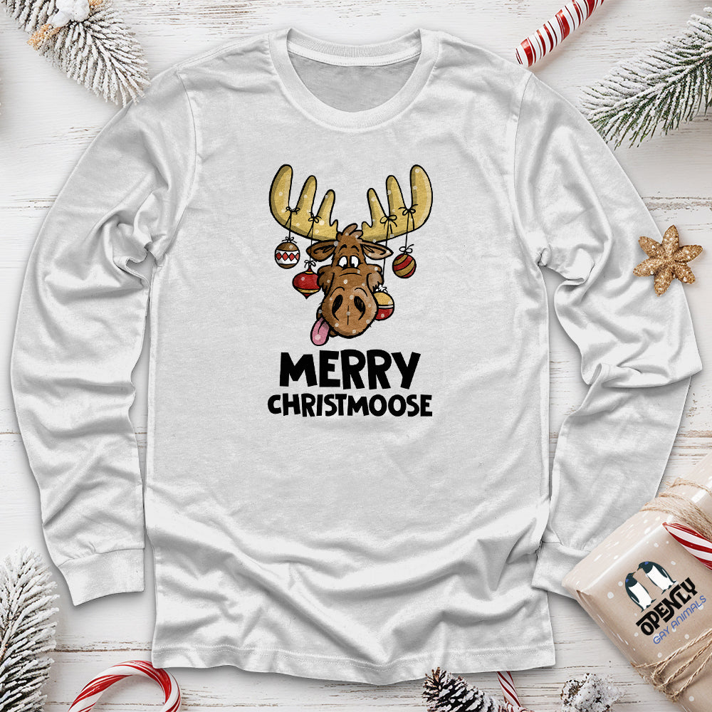 Merry Christmoose Unisex Long Sleeve Tee