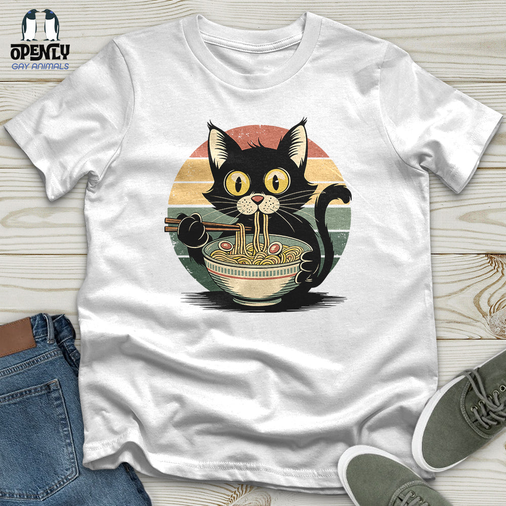 Cat With Ramen Softstyle Tee