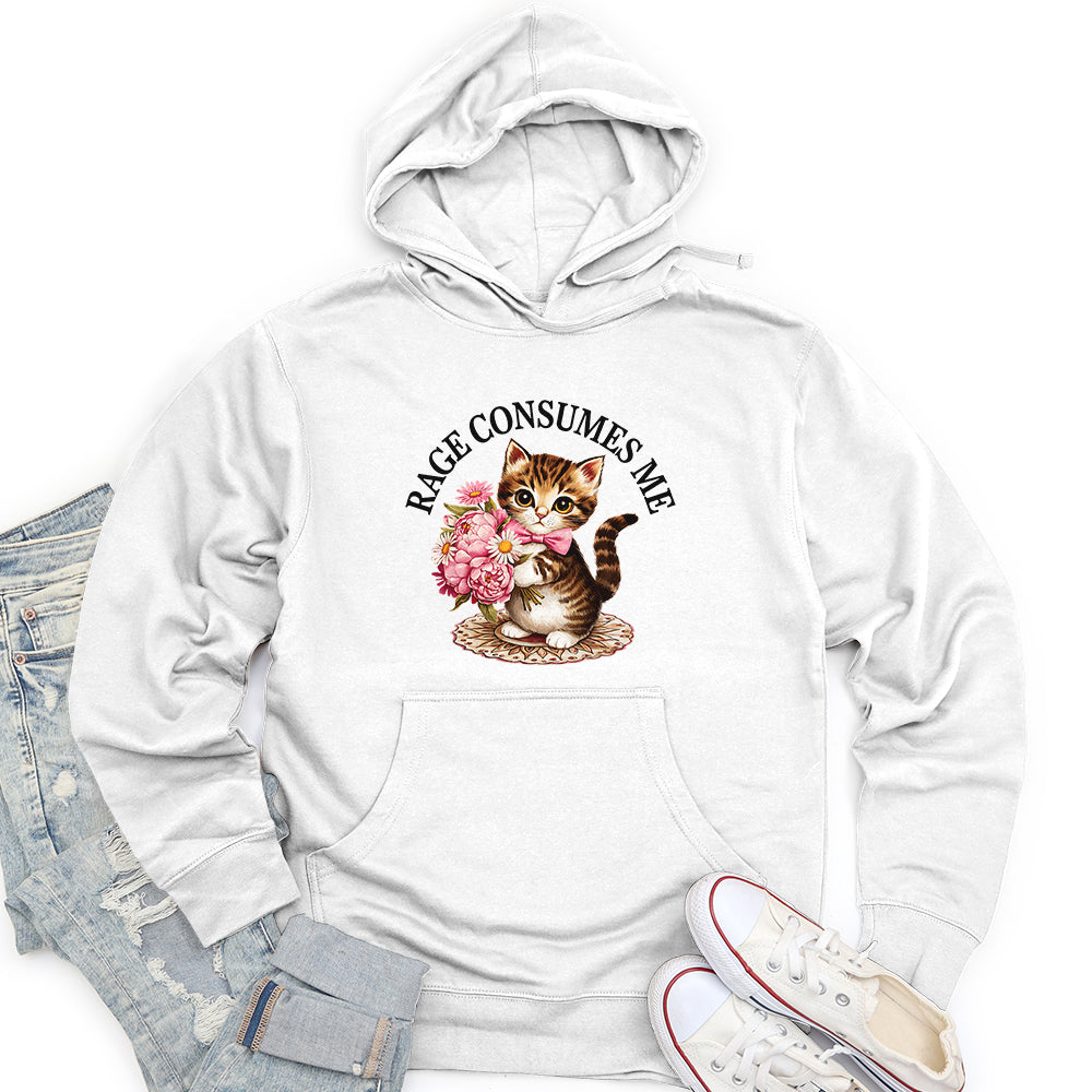 Rage Consumes Me Unisex Midweight Hoodie