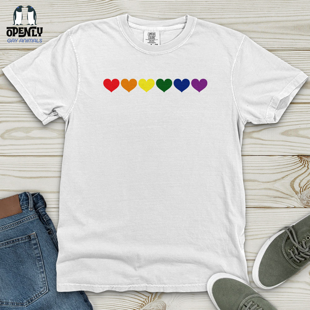 Pride Heart Heavy Cotton Comfort Colors Tee