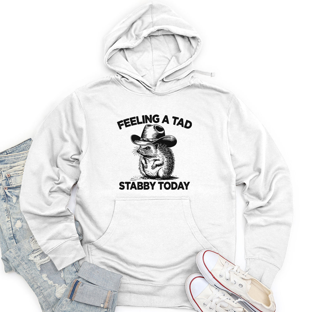 Feeling a Tad Stabby Today Unisex midweight hoodie