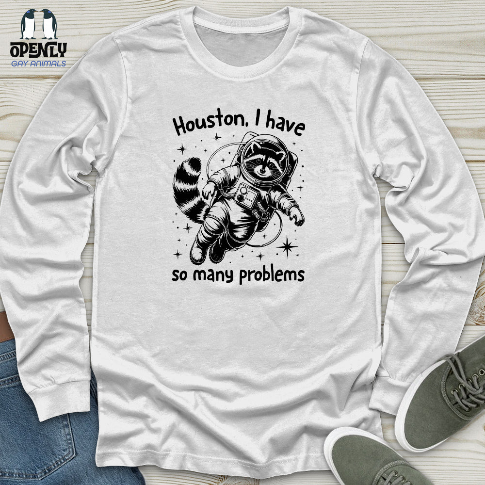 Space Raccoon Unisex Long Sleeve Tee
