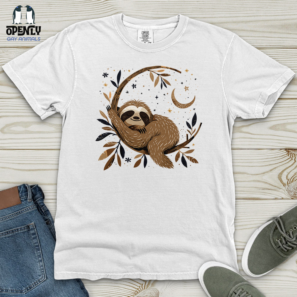 Cosmic Sloth Dreams Heavy Cotton Comfort Colors Tee