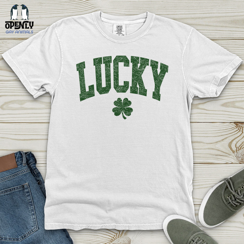 Lucky Shamrock Heavy Cotton Comfort Colors Tee