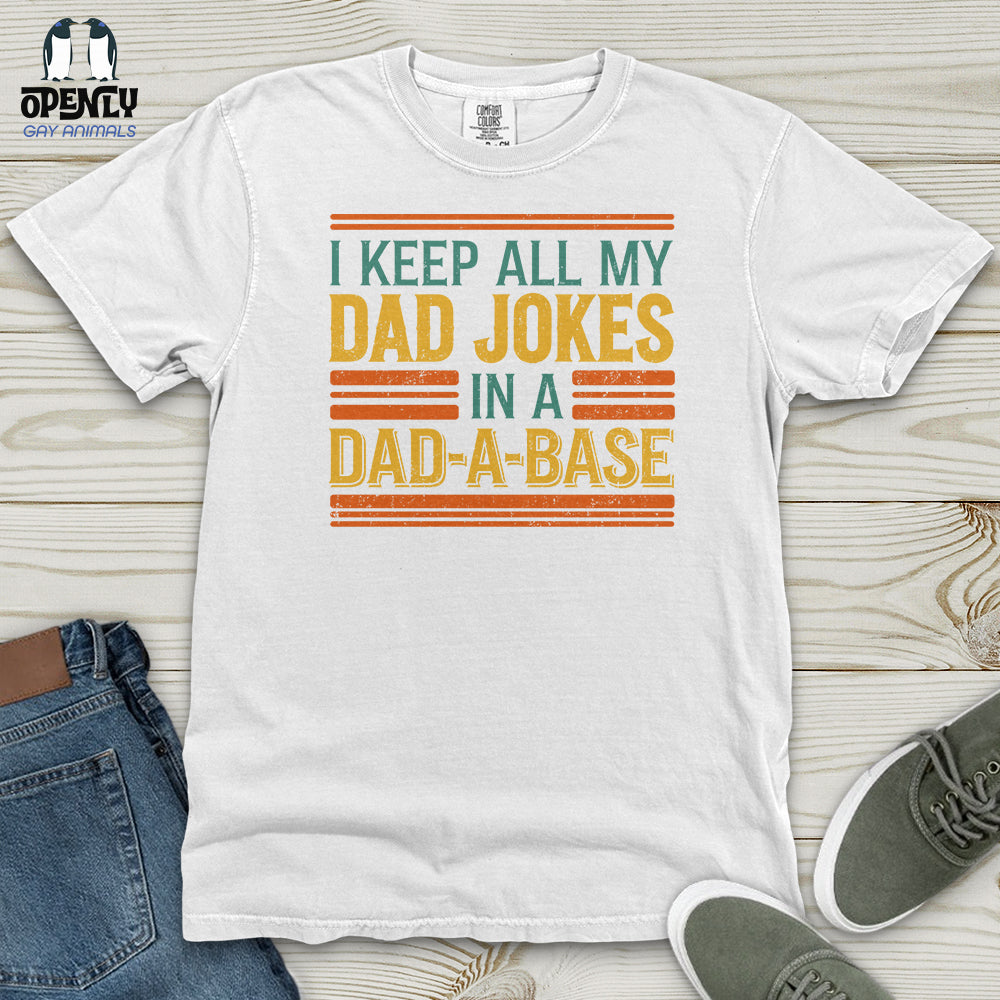 I Keep All My Dad Jokes Heavy Cotton Comfort Colors Tee
