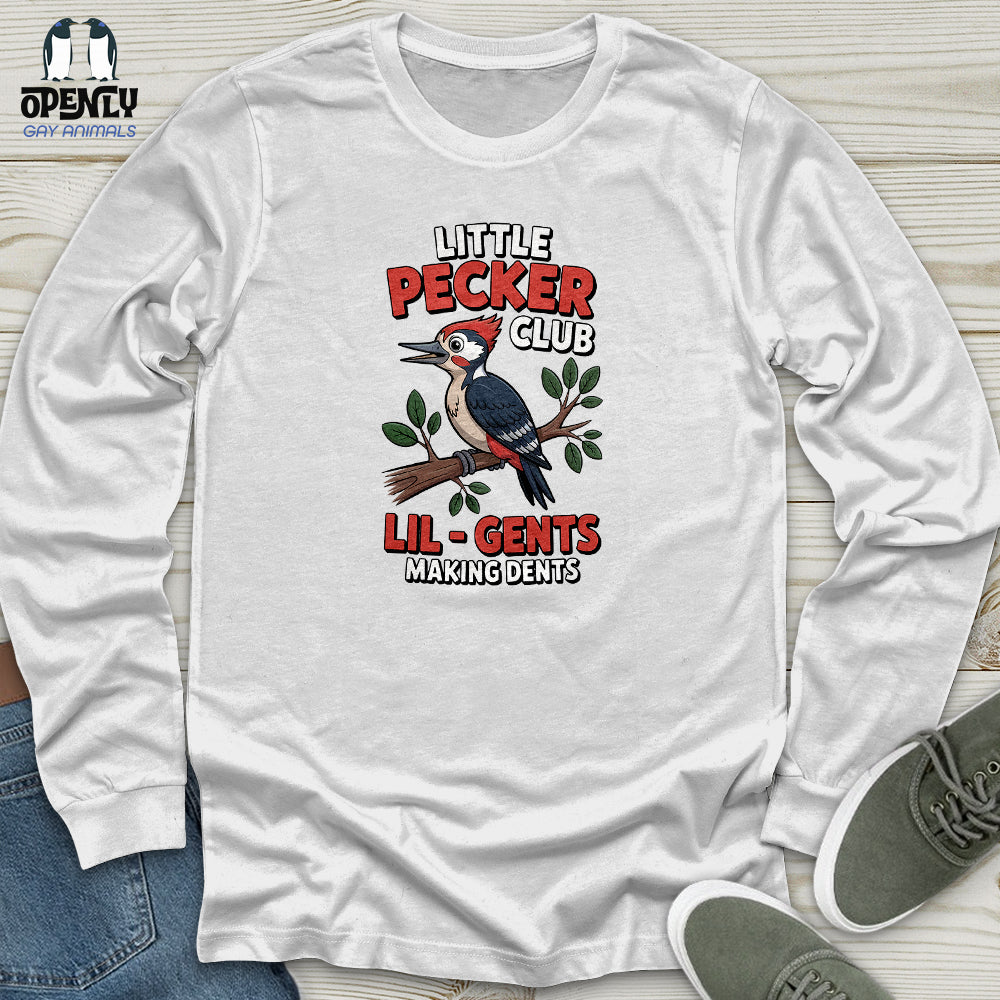 Little Pecker Club Lil - Gents Making Dents Unisex Long Sleeve Tee
