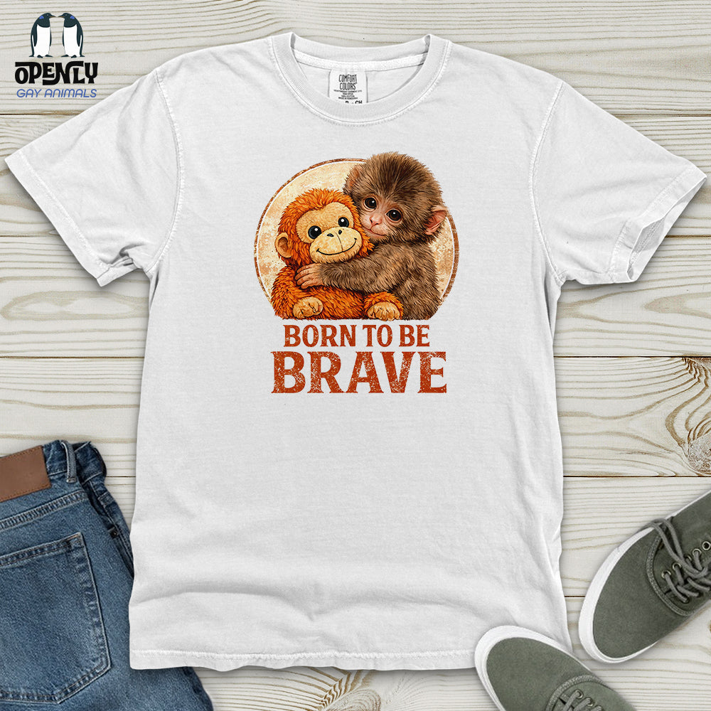 Born To Be Brave Heavy Cotton Comfort Colors Tee