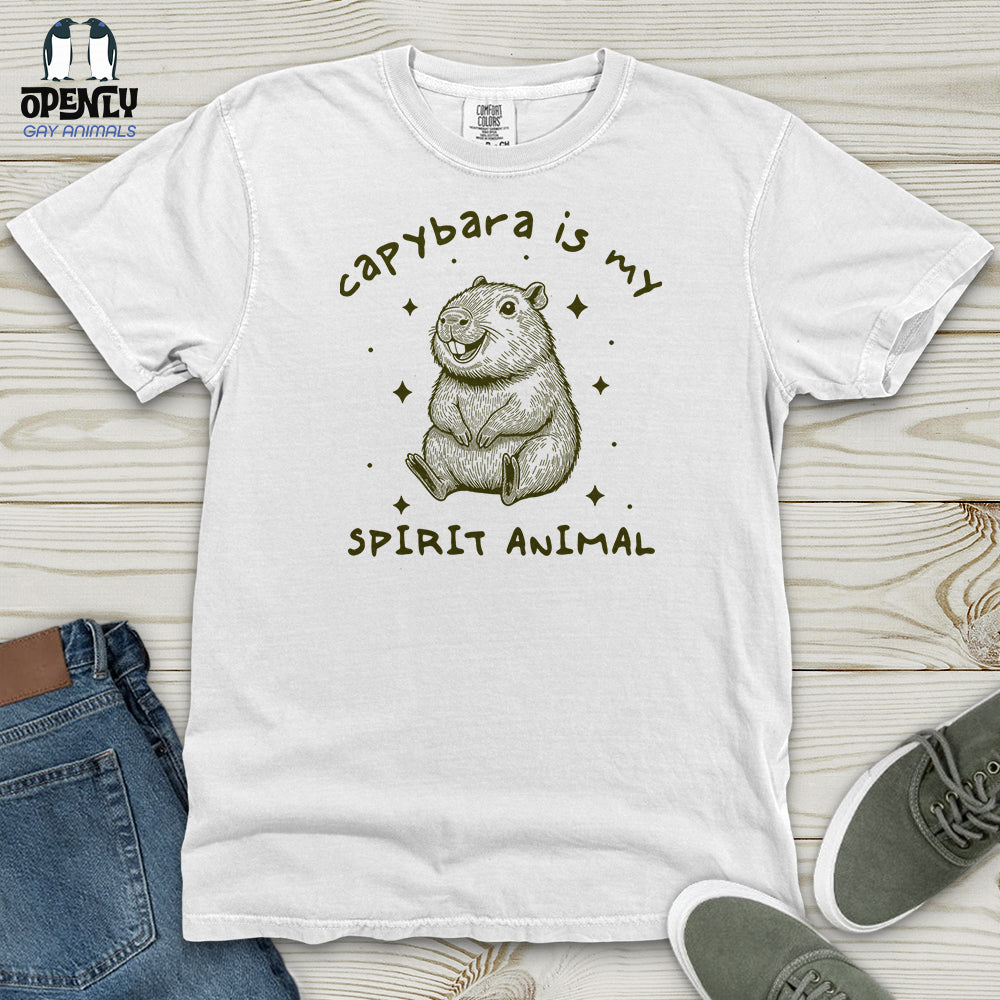 Capybara is My SPIRIT ANIMAL Heavy Cotton Comfort Colors Tee