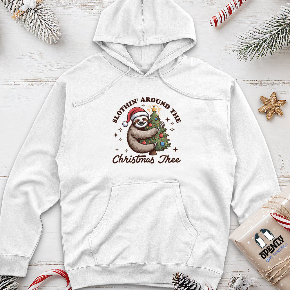 Christmas Tree Unisex Midweight Hoodie