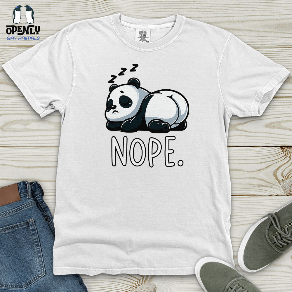 Panda Nope Heavy Cotton Comfort Colors Tee