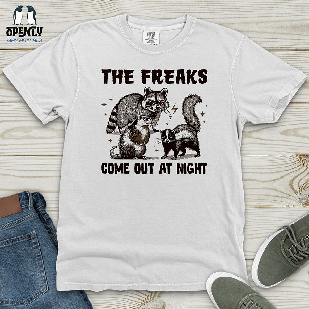 The Freaks Come Out at Night Heavy Cotton Comfort Colors Tee