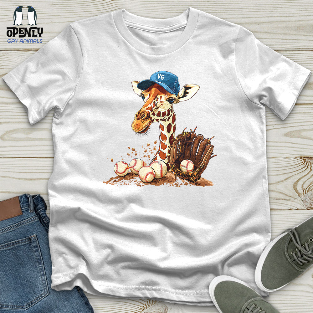 Giraffe Baseball Mitt Unisex t-shirt
