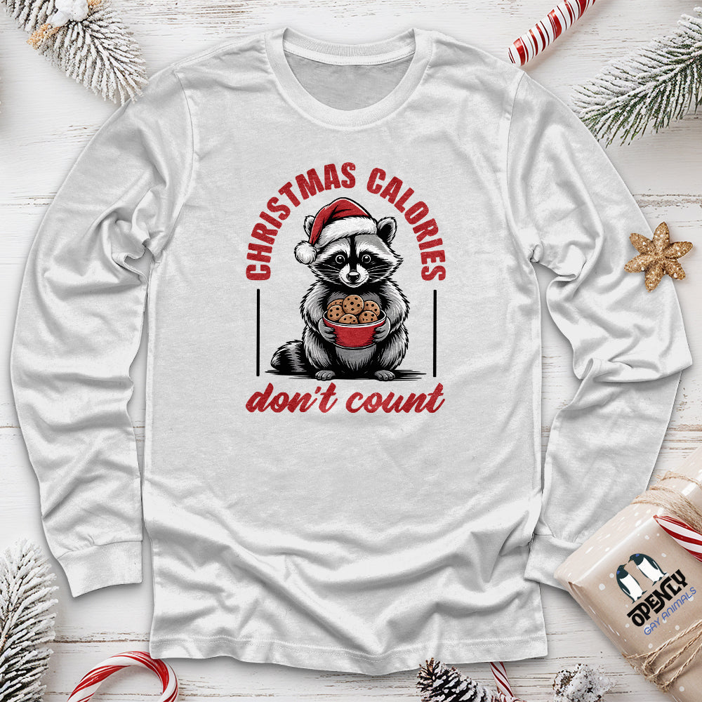 Christmas Calories Don't Count Unisex Long Sleeve Tee