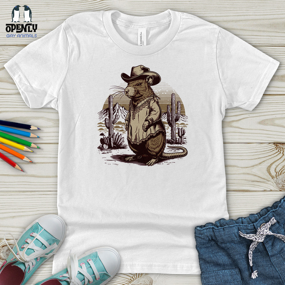 Cowboy Capybara Youth T-Shirt