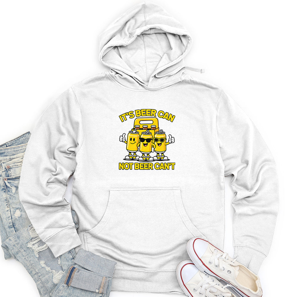 It's Beer Can Unisex midweight hoodie