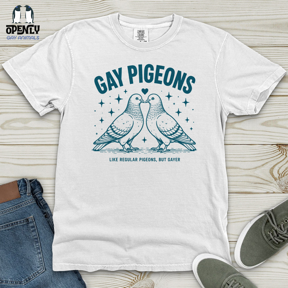 Gay Pigeons Heavy Cotton Comfort Colors Tee