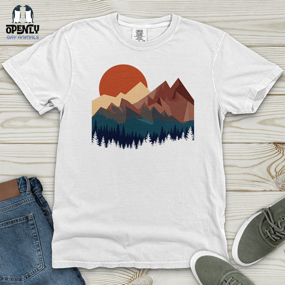 Mountain Landscape Heavy Cotton Comfort Colors Tee