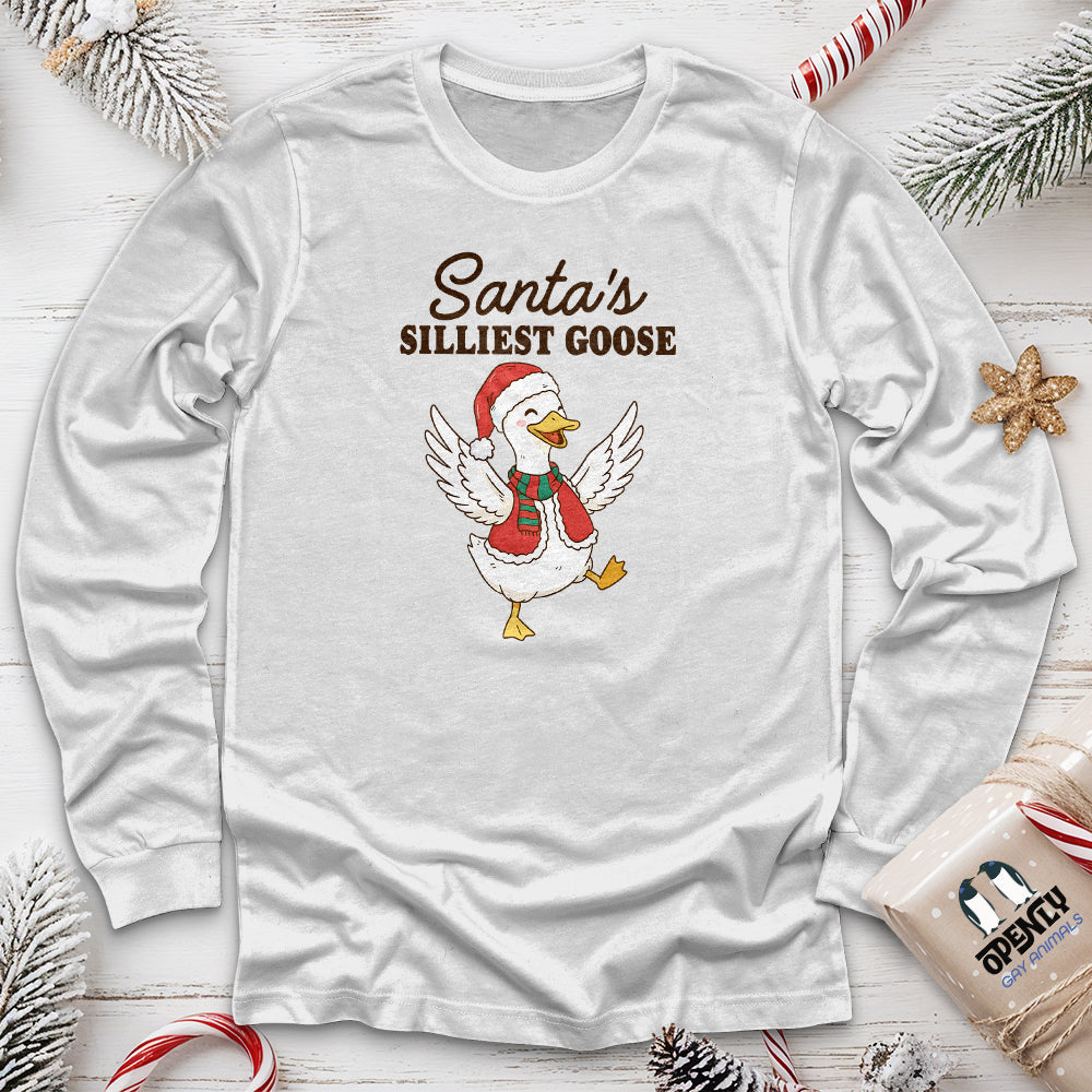Santa's Silliest Goose 2 Long Sleeve Tee