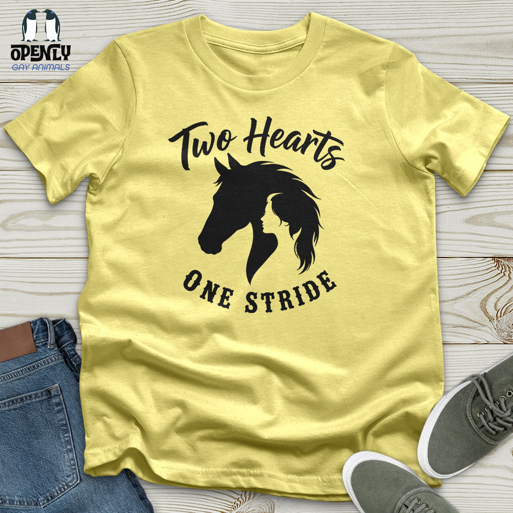 Two Hearts One Stride Unisex T-Shirt