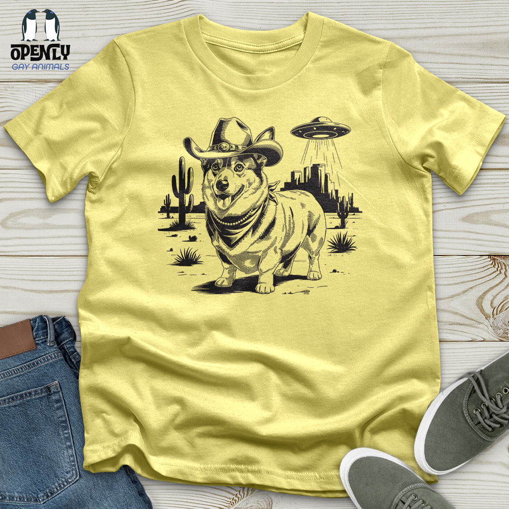 Cowboy Corgi Unisex t-shirt