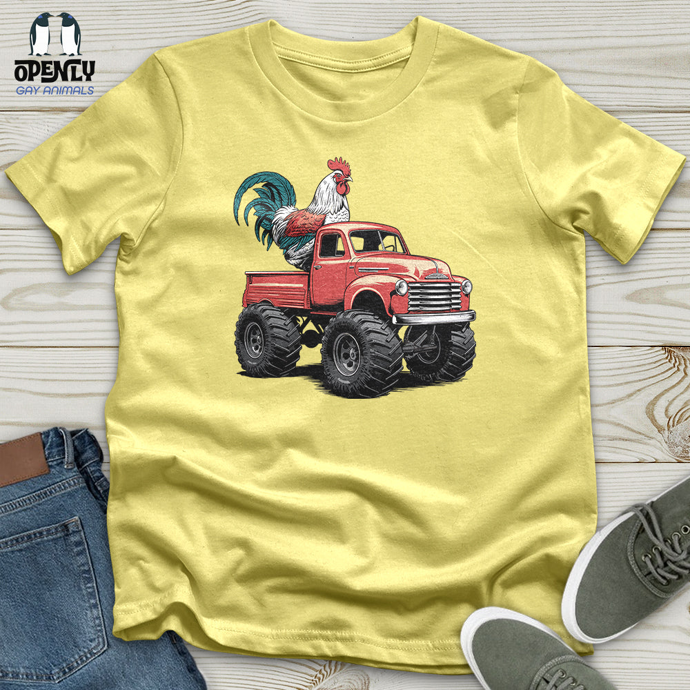 Chicken Monster Truck Unisex t-shirt