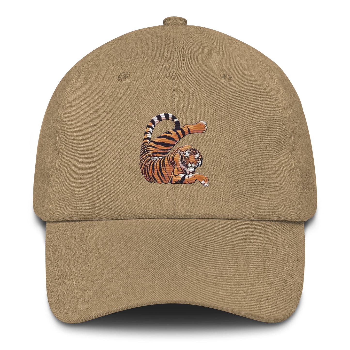 Stretching Tiger Dad hat