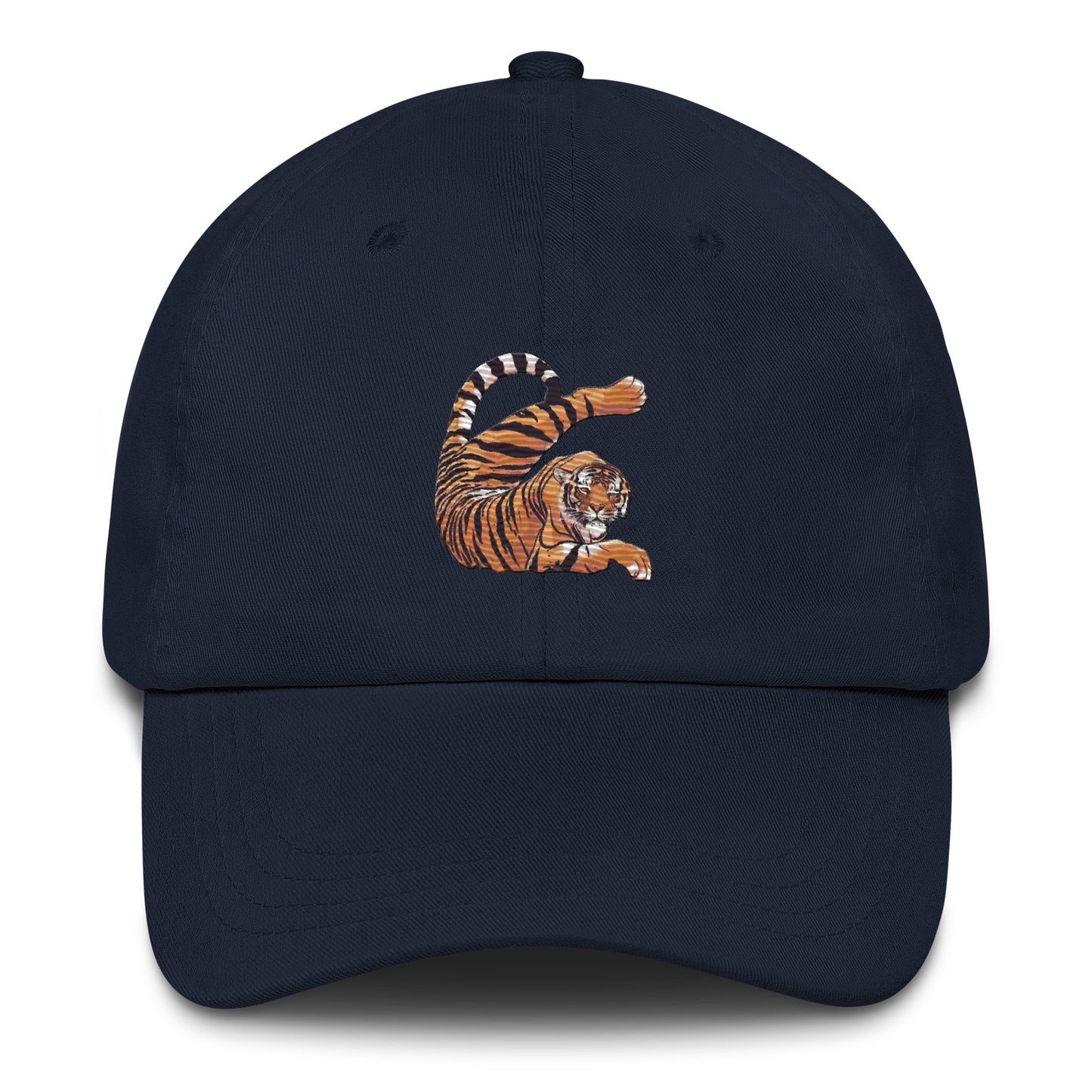 Stretching Tiger Dad hat