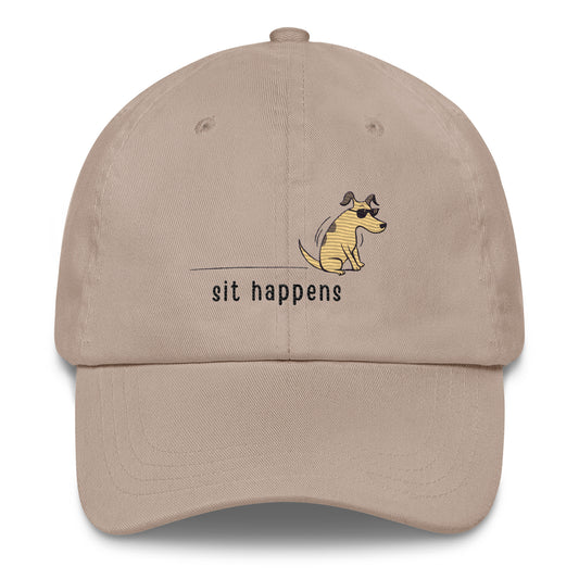 Sit Happens Dad hat