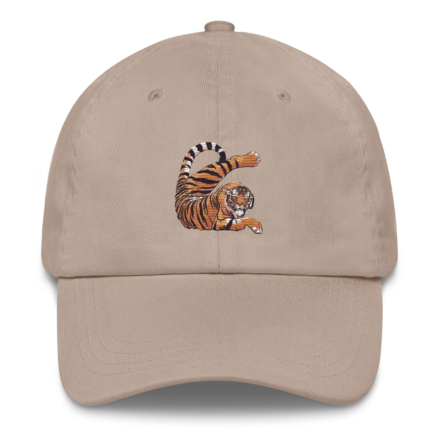 Stretching Tiger Dad hat