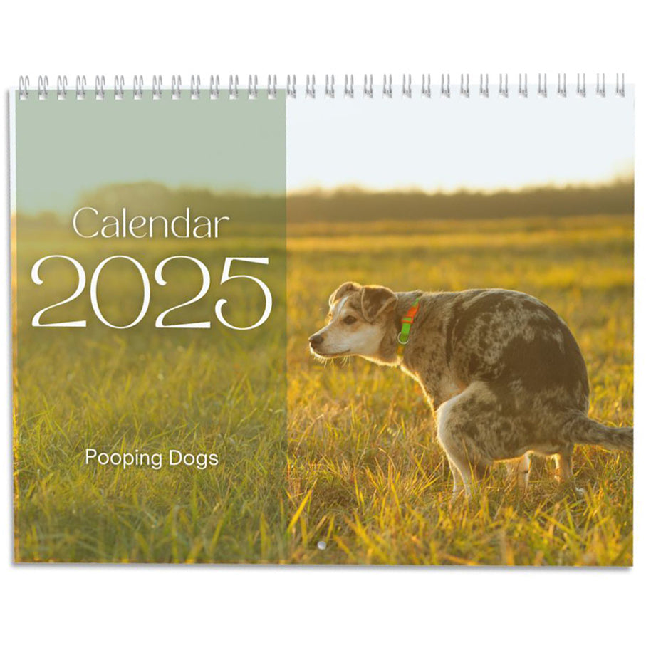 Pooping Dogs 3 Calendar (2025)