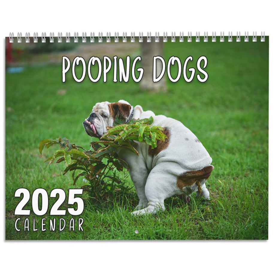 Pooping Dogs 2 Calendar (2025)