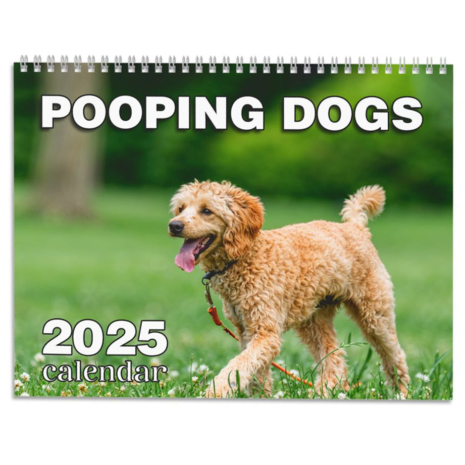 Pooping Dogs Calendar (2025)