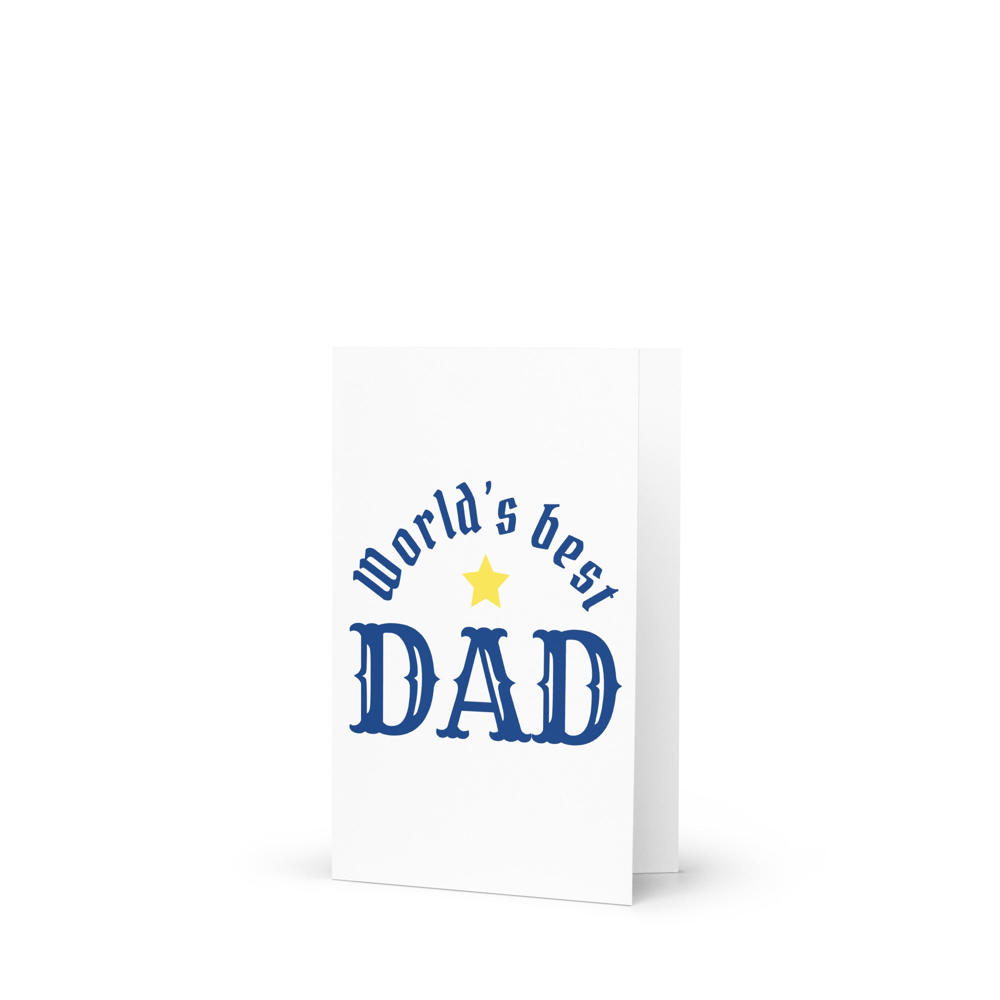 World's Best Dad Greeting card